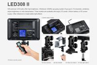 Godox LED 308IIW White + NP F550 bat + punjac (LED308II-W)