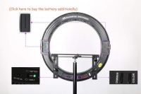 FALCONEYES DVR-512 DVC ring light black / PINK