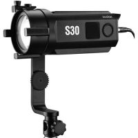 Godox S30 LED Focusing Light with barndoor
