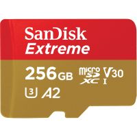 SanDisk Extreme microSDXC UHS-I 256GB 190MB/s (SDSQXAV-256G)