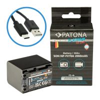 PATONA 1394 NP-FV70A PLATINUM USB-C