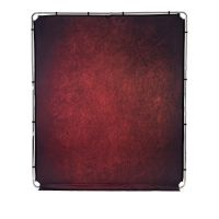 Manfrotto Lastolite LL LB7940  EzyFrame Vintage Background 2 x 2.3m Crimson with frame