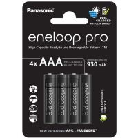 Panasonic eneloop pro BK-4HCDE/4CP 4x AAA
