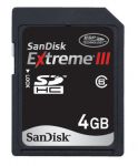 SDHC Extreme III 4GB