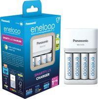 Panasonic eneloop BQ-CC55E SMARTPLUS punjač + 4 AA BK-3MCDE baterije (K-KJ55MCD40E)