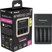 Panasonic eneloop pro BQ-CC55E SMARTPLUS punjač + 4 AA BK-3HCDE baterije (K-KJ55HCD40E)