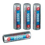 4x AA 2000mAh