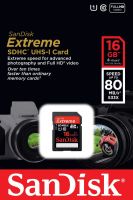 SDHC 16GB Extreme® 80MB/s...