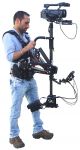 FlyCam Flujo Stabilization System supporting cameras weighing up to 1-9Kgs/2lbs-19lbs