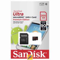 SanDisk 200 GB Ultra micro SDXC  UHS-1 90MB/s 600X Premnium Edition