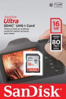 SanDisk SDHC 16GB Ultra 80MB/s UHS-I (SDSDUNC-016G)
