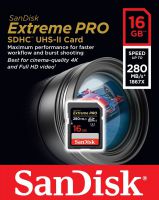 SanDisk SDHC 16GB Extreme Pro 280MB/s 