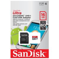 SanDisk Micro SDHC 16GB Ultra  80MB/s