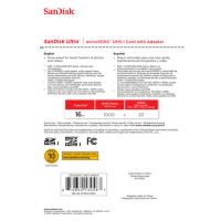 SanDisk Micro SDHC 16GB Ultra  80MB/s