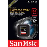 SanDisk SDXC 64GB Extreme Pro 300MB/s U3 UHS-II (SDSDXPK-064G)