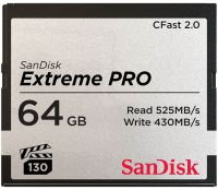SanDisk CFast 64GB Extreme PRO® 2.0  525Mb/s