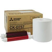 Mitsubishi CK-D757 13x18 papir i ribon