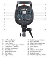 Godox QS600II-D komplet sa 3 Glave 