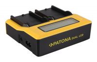 PATONA 1809 Dual LCD Battery Charger