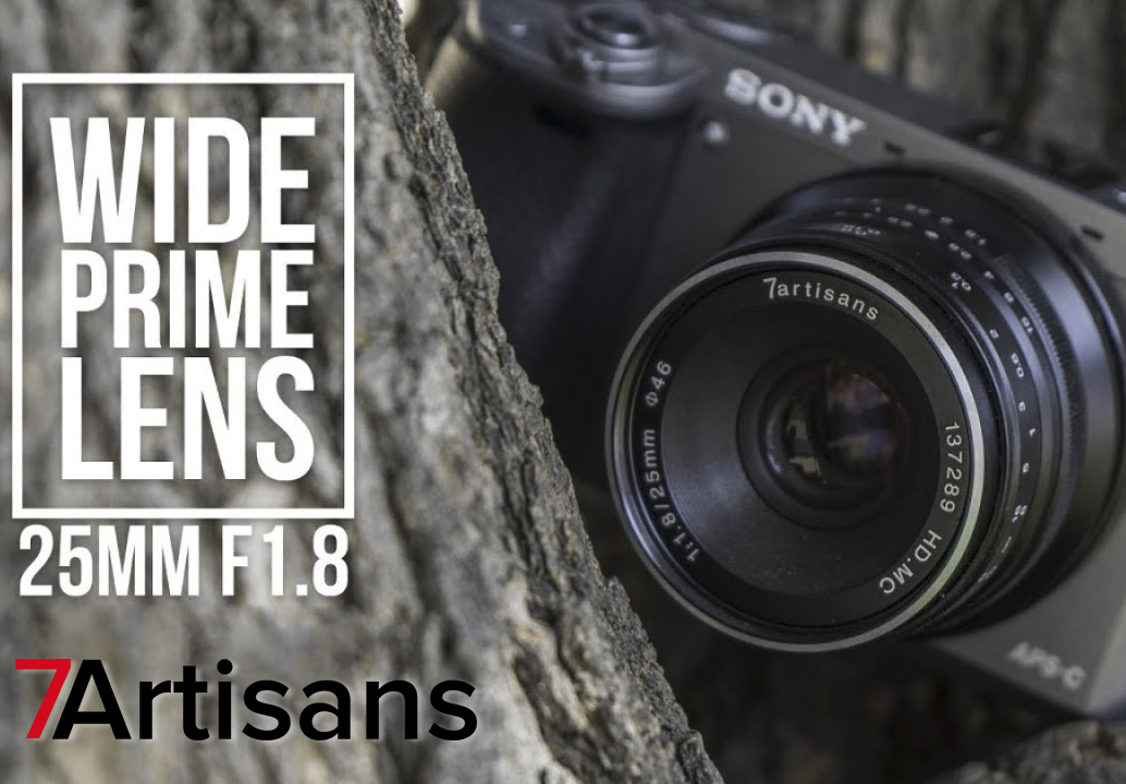 7Artisans 25mm F/1.8 Manual Focus Prime Fixed Lens (Sony E)