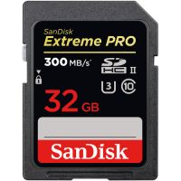 SanDisk SDHC 32GB Extreme Pro 300MB/s U3 UHS-II (SDSDXPK-032G)