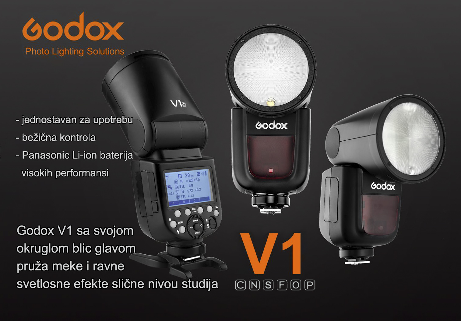 Godox V1 za Canon