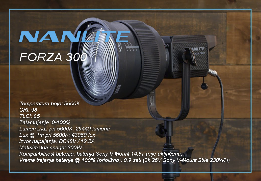 NANLITE Forza 300 LED Monolight