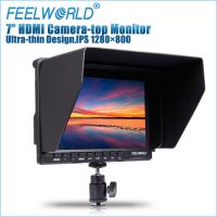 Feelworld  FW279 7'' IPS HDMI On-Camera Monitor with Sunshade and HDMI Lock