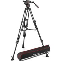 Manfrotto MVK608TWINMA + Small HD FOCUS monitor (NITROTECH 608 fluid video head and the MVTTWINMA aluminium twin leg)