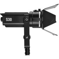 Godox S30 LED Focusing Light with barndoor