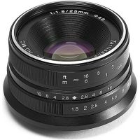 7Artisans 25mm F/1.8 Manual Focus Prime Fixed Lens (Fuji FX)