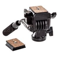 YUNTENG YT-950 Professional Fluid Drag Tilt Pan Damping Head Video DSLR Camera Tripod Head with Handle Two Quick Release Plates