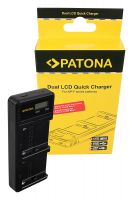 PATONA 1886 Dual LCD Quick USB-C punjač NP-F