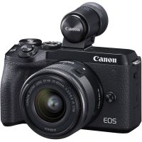 Canon EOS M6 Mark II + EF-M 15-45mm f/3.5-6.3 IS STM + EVF-DC2 Viewfinder