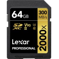 Lexar 64GB Professional 2000x UHS-II SDXC (LSD2000064G)