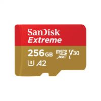 SanDisk Extreme Micro SDXC UHS-I 256GB 190MB/s (SDSQXAV-256G)