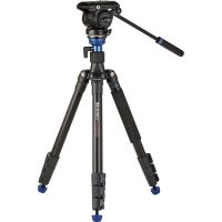 Benro A2883FS4PRO Reverse-Folding Aluminum Travel Tripod with S4Pro Fluid Video Head