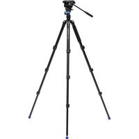 BENRO A2883FS4PRO Reverse-Folding Aluminum Travel Tripod with S4Pro Fluid Video Head