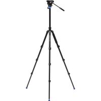 BENRO A2883FS4PRO Reverse-Folding Aluminum Travel Tripod with S4Pro Fluid Video Head