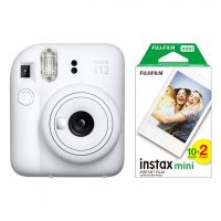 FUJIFILM instax mini 12 CLAY WHITE + Film za 20 fotografija