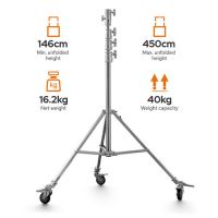 Godox SA5045 Heavy-Duty Steel Roller Stand