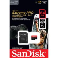 SanDisk Micro SDXC 64GB Extreme PRO 200MB/s (SDSQXCU-064G-GN6MA)