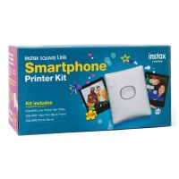 FUJIFILM instax SQUARE Link Smartphone Printer Kit ASH WHITE