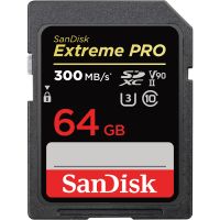 SanDisk Extreme PRO SDXC UHS-II 64GB 300MB/s (SDSDXDK-064G)
