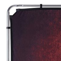 Manfrotto Lastolite LL LB7940  EzyFrame Vintage Background 2 x 2.3m Crimson with frame